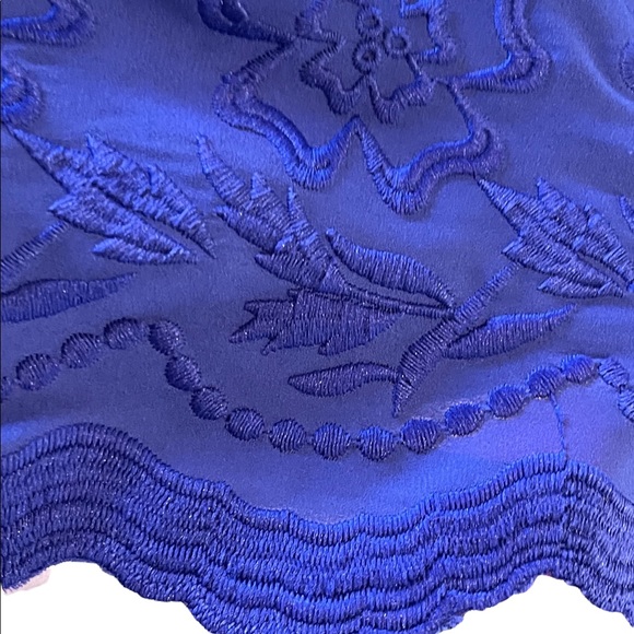 Beautiful rich purple top with embroidered detailing. - Picture 10 of 14